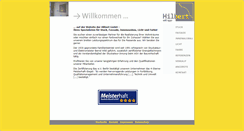 Desktop Screenshot of hilbert-gmbh.de